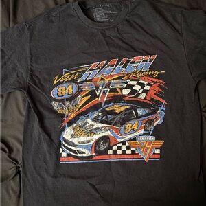 Black Graphic Racing T-Shirt